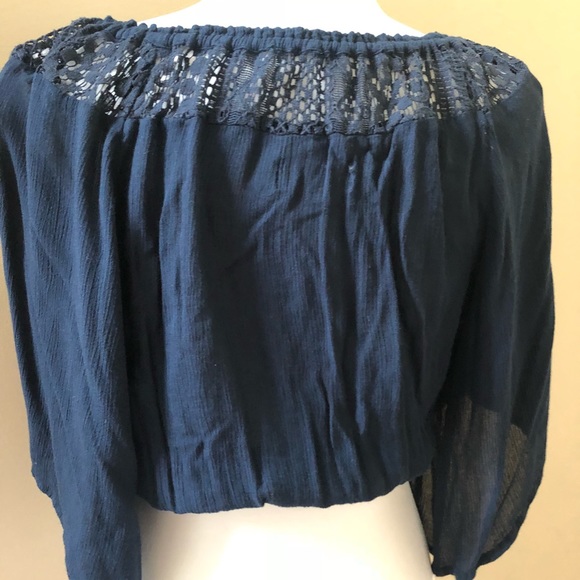Hollister, Crop Top, dark blue, Size XS - Picture 5 of 6